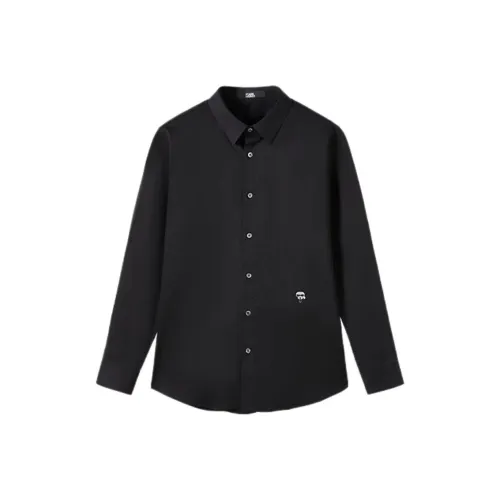 KARL LAGERFELD SS25 Рубашка Мужская Черная