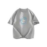 [100% cotton] Фотиния Серый (Tb Happy Эльф Логотип на груди)