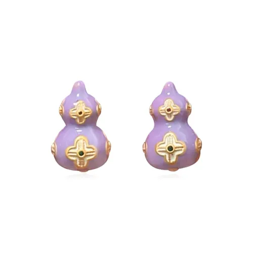 DVNRR Copper Stud Earrings Women's DVNRR Медные серьги-гвоздики женские