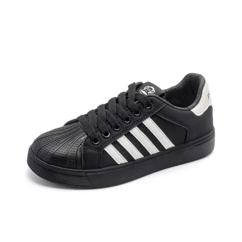 PAUL FRANK Низкие кроссовки для скейтбординга женские черно-белые