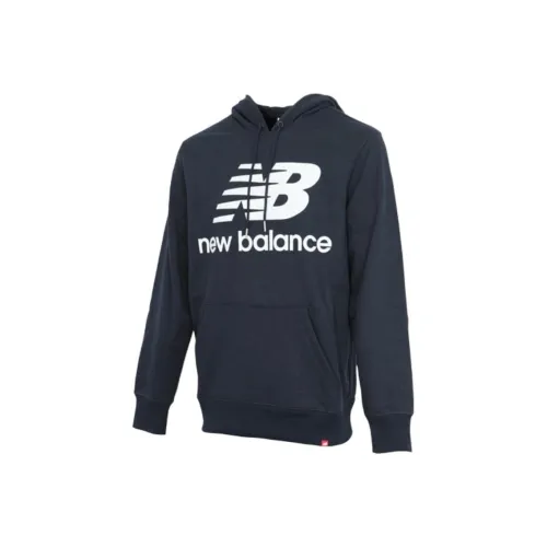 New Balance Морской синий Унисекс Свитшоты