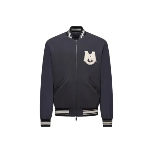 Moncler FW25 Vennes Reversible Down Bomber Куртка Пуховик Мужской Морской Синий