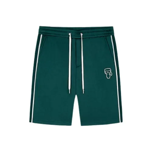 KARL LAGERFELD SS25 Повседневные шорты Мужские Зеленые