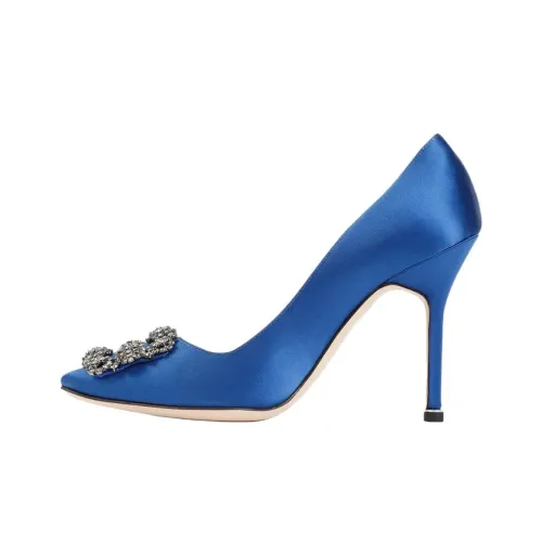 MANOLO BLAHNIK Hangisi Высокие каблуки Синий Женские
