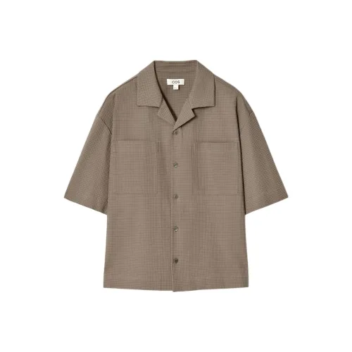 COS Коричневый Мужские Рубашки