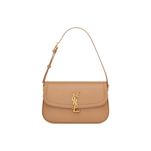 SAINT LAURENT Solferino Овчина Сумка на плечо Средний Женский Свет Фундуковый