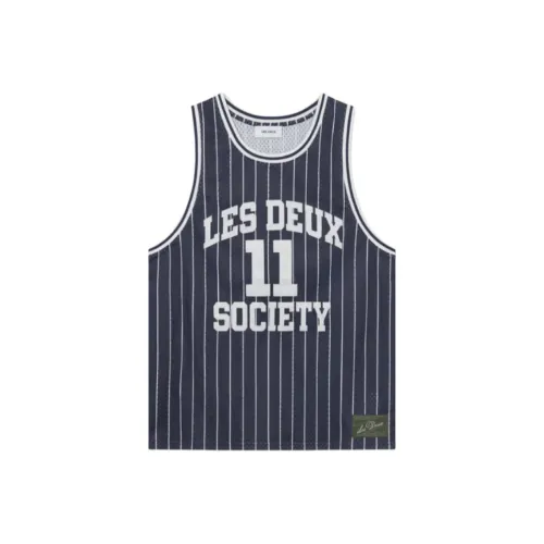 LES DEUX Морской синий Мужские майки