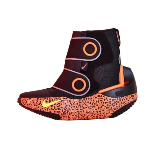 HYPERICE x Nike Противоскользящие устойчивые к истиранию высокие кроссовки для тренировок унисекс черные и оранжевые