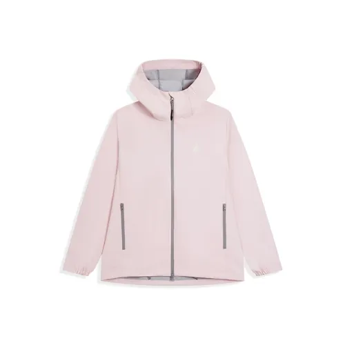 XTEP Wing Wind And Водонепроницаемая ветровка унисекс балетный розовый