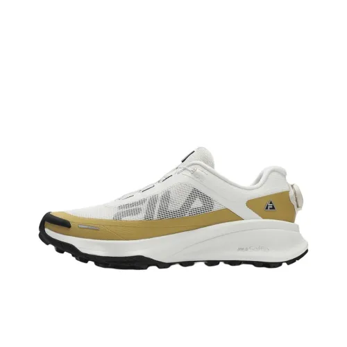 FILA LYNX BOA 3+ Износостойкие Низкие Беговые Кроссовки Мужские Белый Желтый