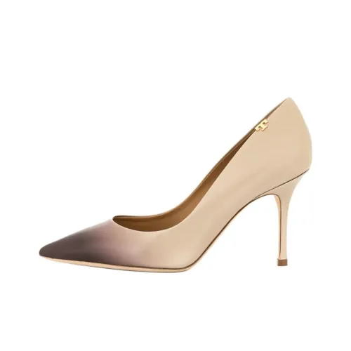 Tory Burch Penelope Низкий каблук Высокий каблук Женский Светло-коричневый