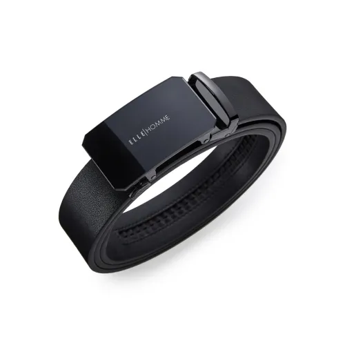 ELLE HOMME Коровья кожа Модный тренд Повседневный ремень Мужской Металлический 3,5 см