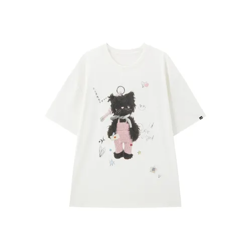 LEDIN Туманно-белые Женские Футболки