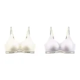 Светло-фиолетовый + Молочно-белый