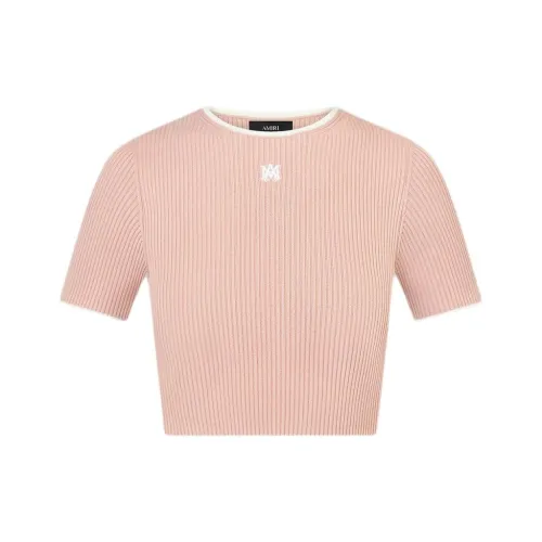 AMIRI Наступление ночи Розовый Женские Т-рубашки