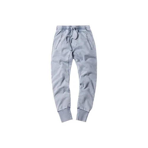 KITH x Bleecker Вязаные Спортивные Штаны Мужские Светлый Индиго