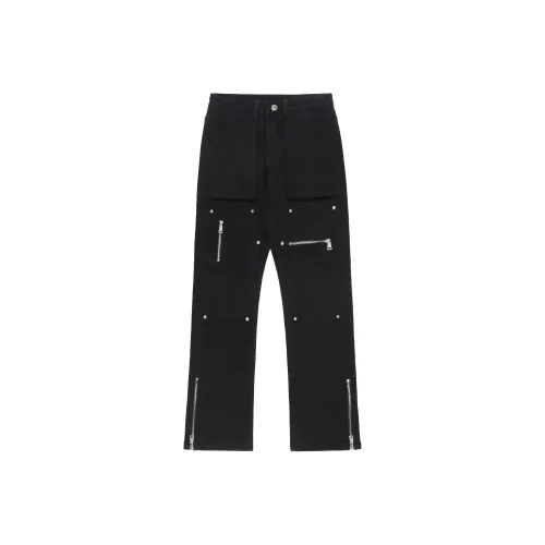 YOUSEKOO Черные Унисекс Джинсы