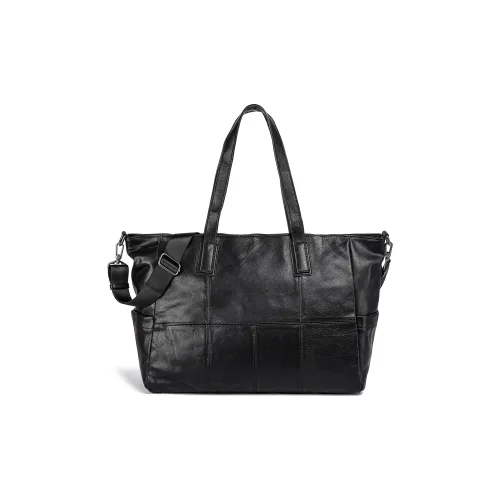 Ace Paul Сумка из крупнозернистой текстуры коровьей кожи сумка-тоут сумка для покупок сумка большой унисекс черный