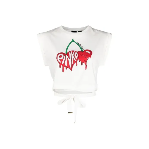 PINKO Белый Женские Короткие Топы