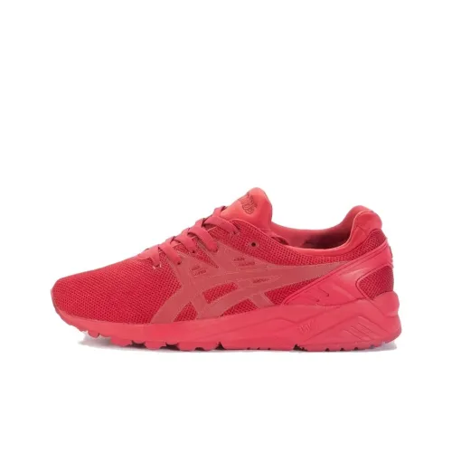 Asics Gel Kayano Trainer EVO Износостойкий Дышащий Низкий Топ Беговые кроссовки Унисекс Красный