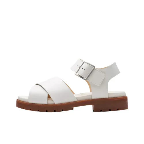 Clarks Orinoco Cross One Strap Sandals Женские Белые