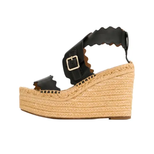 Chloe Lauren One Sandals Strap 11,5cm Women's Black Члои Лорен One Сандалы Ремешок 11,5 см Женский Черный