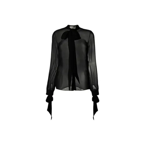 SAINT LAURENT Черные Женские Рубашки