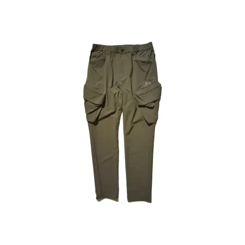 ROARGUNS Повседневные брюки Унисекс Хаки зеленый