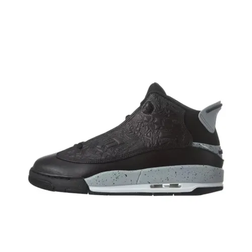 Джордан Dub Zero Устойчивый к истиранию Дышащая Детская Баскетбольная Обувь Черная Серый Подростки