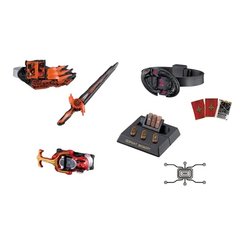 BANDAI Kamen Rider KABUTO Kamen Rider Equipment Collection 04 Мини Ремень Lucky Draw Целая коробка 4 шт