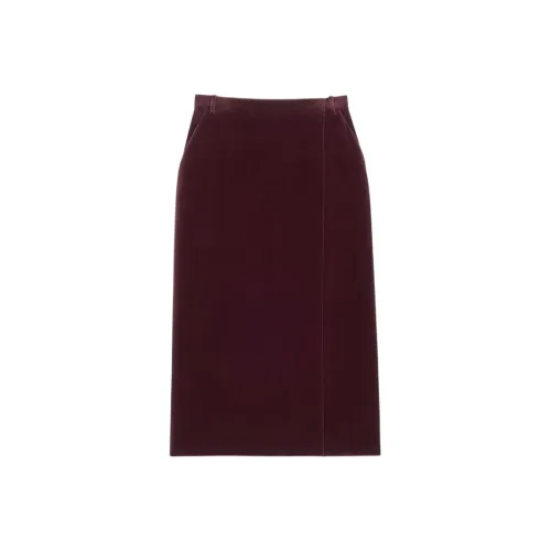 SAINT LAURENT FW25 Повседневные короткие юбки Женские Красный