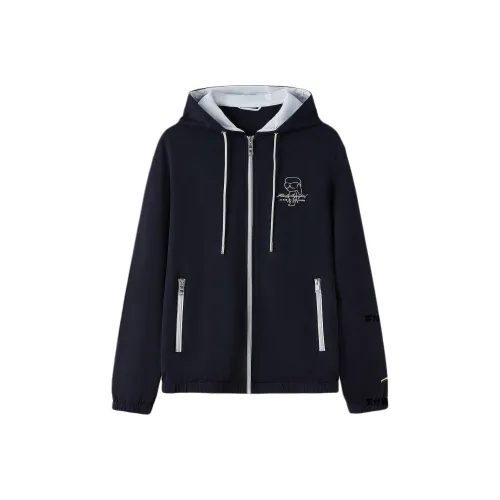 KARL LAGERFELD SS25 Куртки и Пальто Мужской Темно-синий