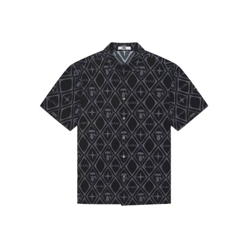 Karl Lagerfeld Рубашка Мужская Черная