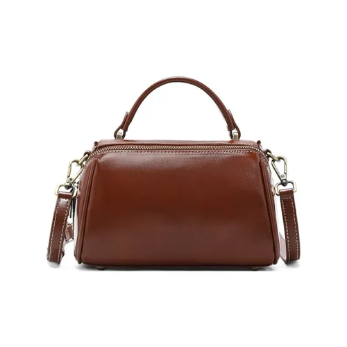 Old Man's Head Сумка через плечо из лососевой кожи женская многоцветная