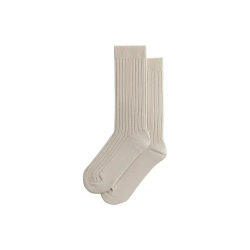 KITH Collaboration 1 Pack Light Beige Men's MID Shin Stockings