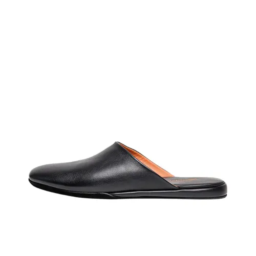 Santoni Домашние тапочки Мужской Черный
