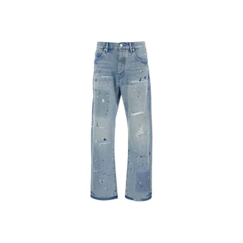 PURPLE BRAND Синий Мужской Джинсы