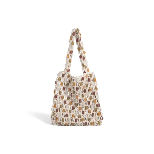 Vigno Вязаная ткань Сумка через плечо Сумка Обычная Женская Белая