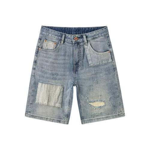 AUTOMOBILI LAMBORGHINI Джинсовые шорты Унисекс