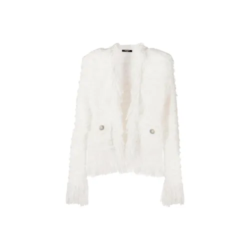 BALMAIN Белые Женские Куртки