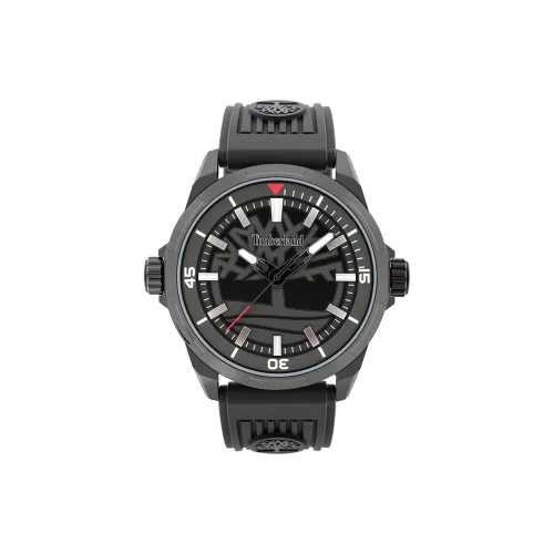 Timberland Bergeron Collection Мужские наручные часы кварцевый механизм силиконовый ремешок черный циферблат