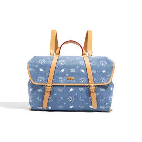 NOISY TEDDY Denim Backpack Women's Blue NOISY TEDDY Деним Рюкзак Женские Синий