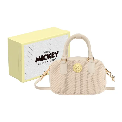 MESUCA Disney Collection Сумка из синтетической кожи в форме купола сумка через плечо сумка на одно плечо маленькая женская сумка цвет экрю