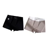 M1766-B Набор - Большой размер - Цветовые блоки - Черный + Кофейный (2 упаковки)