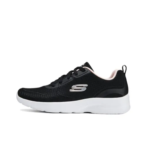 Skechers Sport WOMENS Низкий Топ Беговые кроссовки Женские Черный Белый
