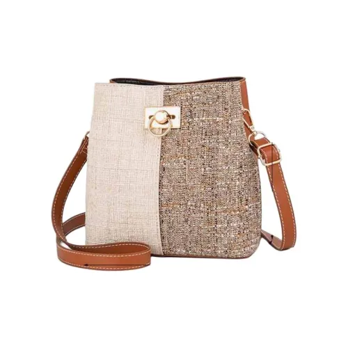 Boniu ПУ (полиуретан) Ведрообразная сумка через плечо Стандартная Женская Винтажный Коричневый