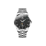 Стальной браслет, глубокий черный.