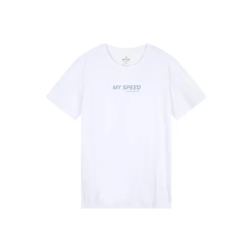 XTEP Короткий рукав T-рубашка мужская жемчужно-белый