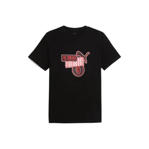 PUMA AC Бежевый Синий FTBLCULTURE T Рубашка Мужская