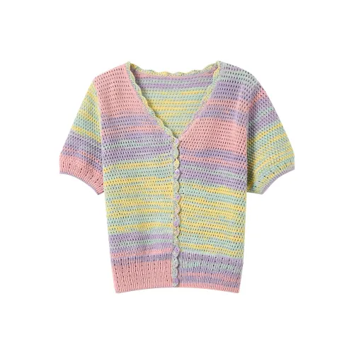 3COLOUR Розовый Смешанный Женский Трикотаж